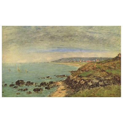Kunstdruck auf Leinwand - La Côte Atlantique à Bénerville Eugène Boudin - Wanddeko, Canvas