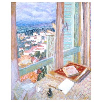 Kunstdruck auf Leinwand - La Fenêtre Pierre Bonnard - Wanddeko, Canvas