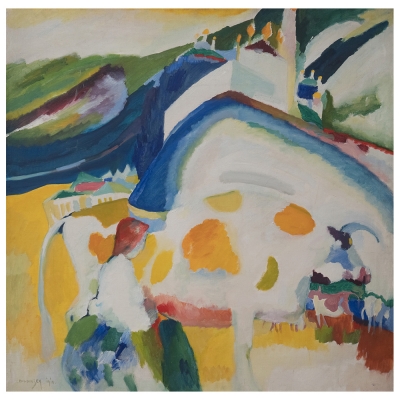 Tableau, Impression Sur Toile - La Vache Wassily Kandinsky - Décoration murale
