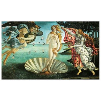 Tableau, Impression Sur Toile - La Naissance De Vénus Sandro Botticelli - Décoration murale
