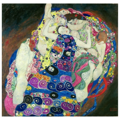 Tableau, Impression Sur Toile - La Vierge Gustav Klimt - Décoration murale