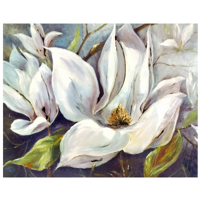 Cuadro Lienzo, Impresión Digital - Magnolias - Decoración Pared