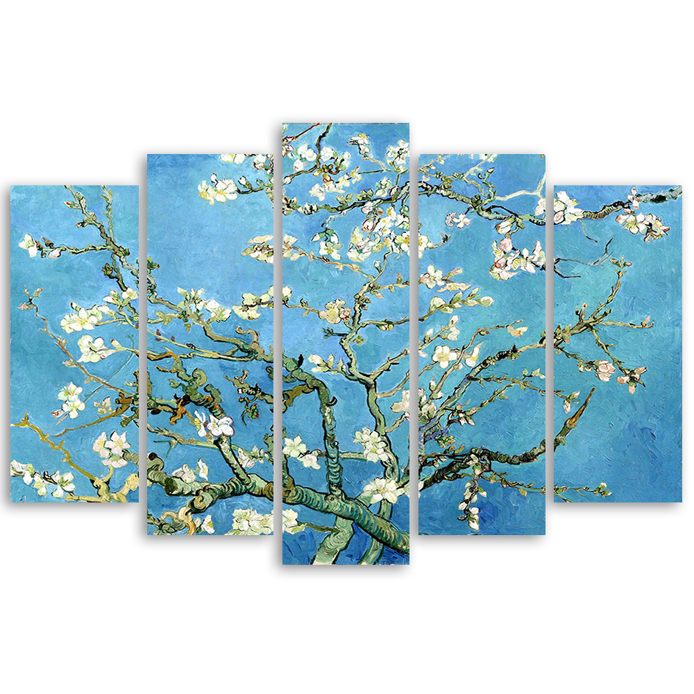 Tableau Decoration Murale Salon Van Gogh Célèbre Fleur D'Amandier