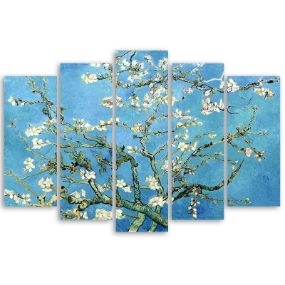 Quadro em Tela, Impressão Digital - Amendoeira em Flor - Vincent Van Gogh - Decoração de Parede