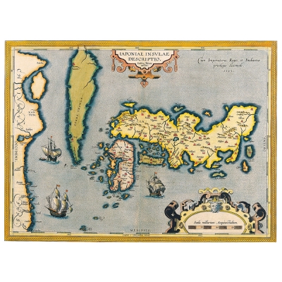 Obraz na płótnie - Old Atlas Map No. 40 - Dekoracje ścienne