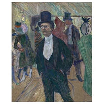 Quadro em Tela, Impressão Digital - Monsieur Fourcade - Henri De Toulouse-Lautrec - Decoração de Parede