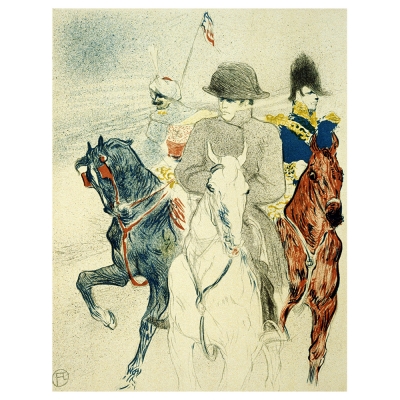 Kunstdruck auf Leinwand - Napoleon Henri de Toulouse-Lautrec - Wanddeko, Canvas