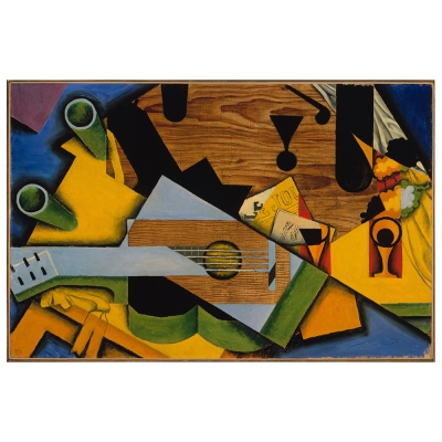 Kunstdruck auf Leinwand - Stillleben mit Gitarre Juan Gris - Wanddeko, Canvas