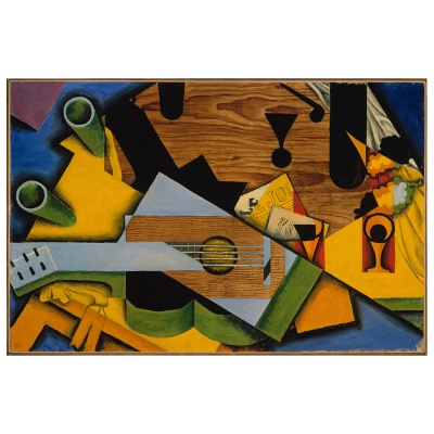 Stampa su tela - Natura Morta Con Chitarra - Juan Gris - Quadro su Tela, Decorazione Parete