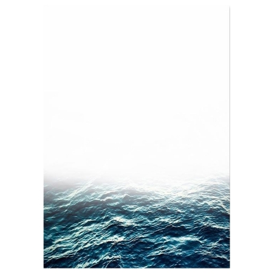 Quadro em Tela, Impressão Digital - Oceano distante - Decoração de Parede