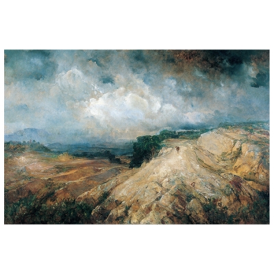 Kunstdruck auf Leinwand - Felsige Landschaft - Ramón Martí Alsina - Wanddeko, Canvas