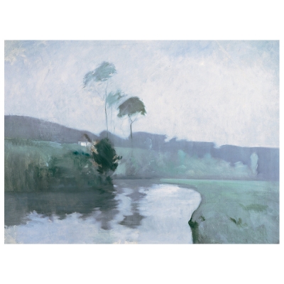 Kunstdruck auf Leinwand - Frühling - John Henry Twachtman - Wanddeko, Canvas