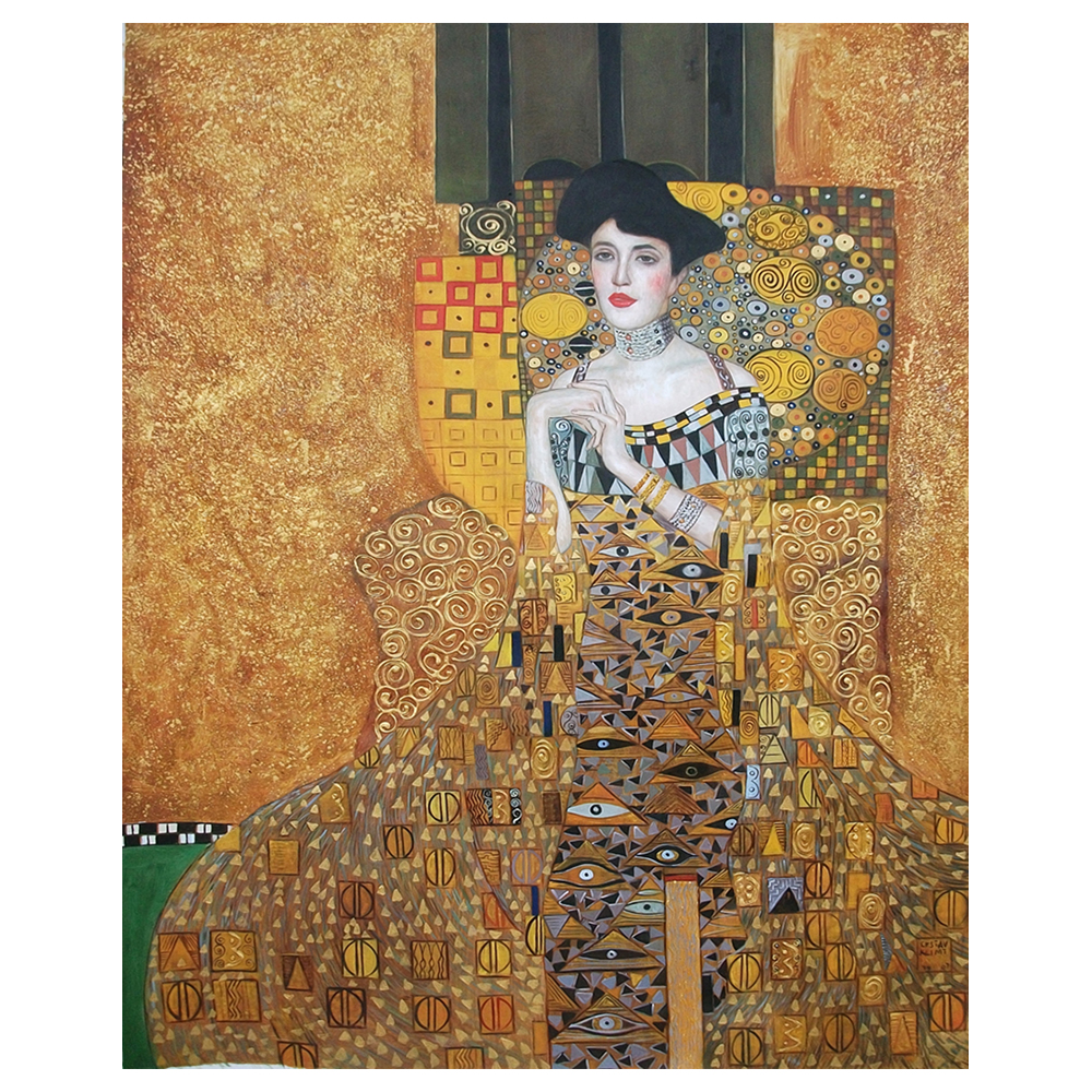 Quadri famosi Gustav Klimt XVII stampe riproduzioni su tela il bacio composition 