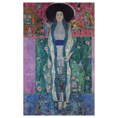 Stampa su tela - Ritratto Di Adele Bloch-Bauer II - Gustav Klimt - Quadro su Tela, Decorazione Parete