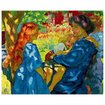 Canvas Print - Under The Elder Tree - Giovanni Giacometti - Wall Art Decor