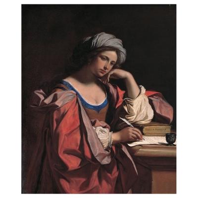 Kunstdruck auf Leinwand - Die Persische Sibylle - Guercino - Wanddeko, Canvas