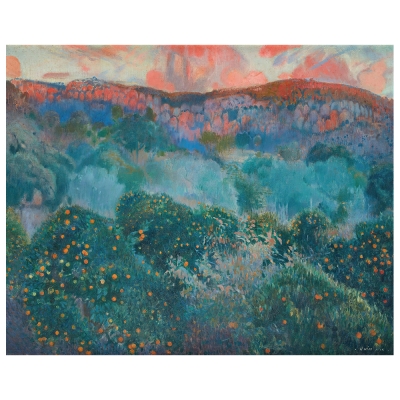 Kunstdruck auf Leinwand - Soller, Mallorca - Joaquin Mir Trinxet - Wanddeko, Canvas