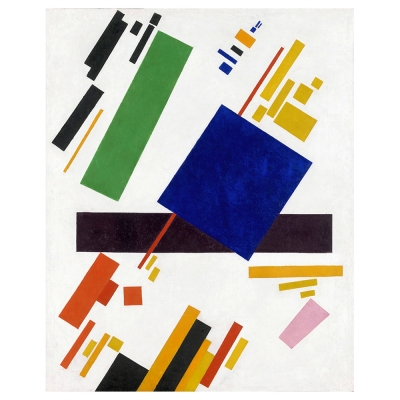 Kunstdruck auf Leinwand - Suprematistische Komposition Kazimir Malevich - Wanddeko, Canvas