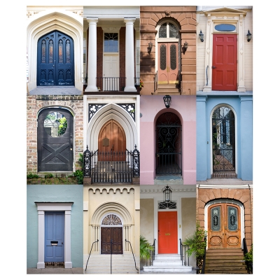 Canvas Print - Many Doors - Wall Art Decor