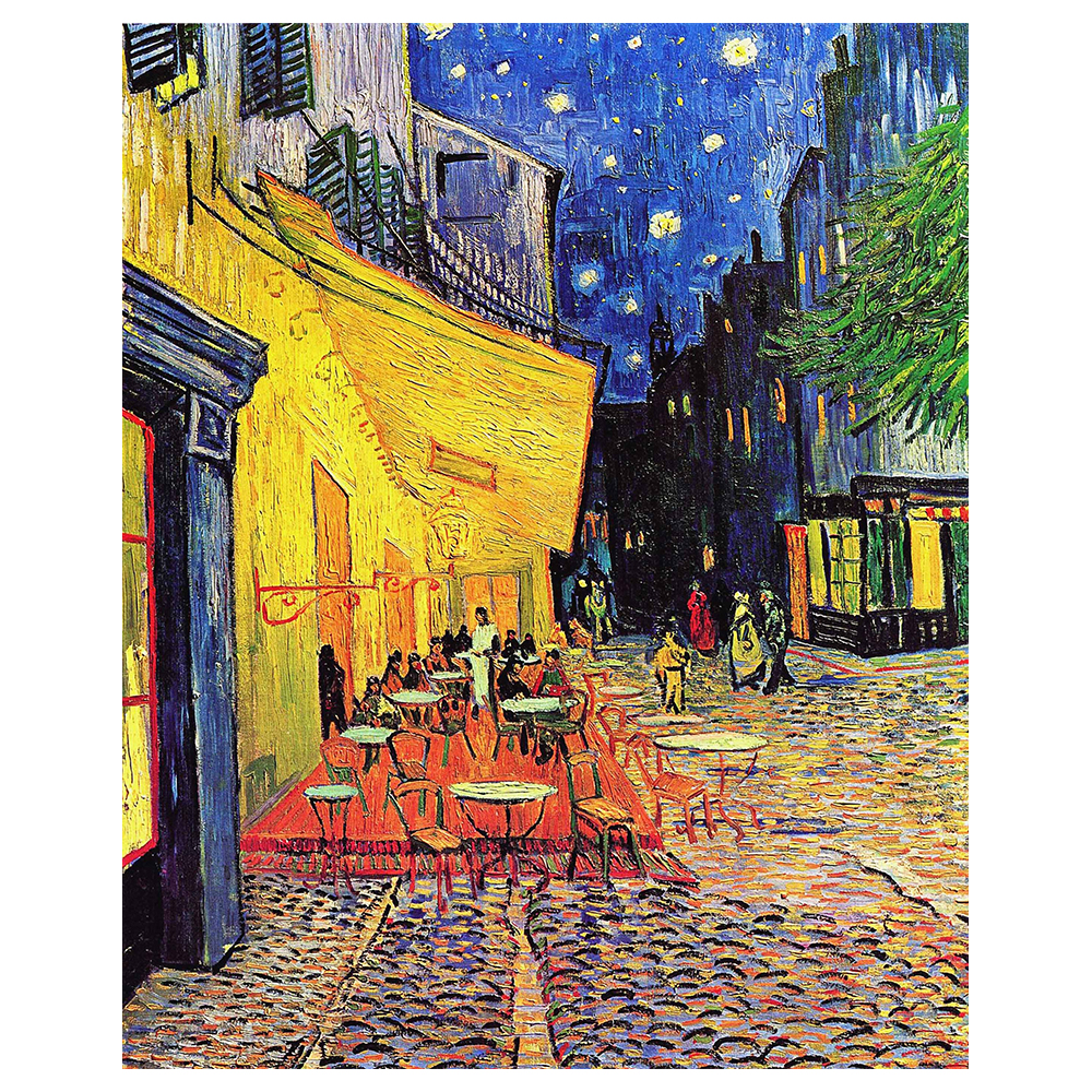 Quadri famosi, stampe su tela, posters vintage e arredo da parete - ツ  Legendarte - Stampa su tela - Terrazza Del Caffè La Sera - Vincent Van Gogh  - Quadro su Tela, Decorazione Parete