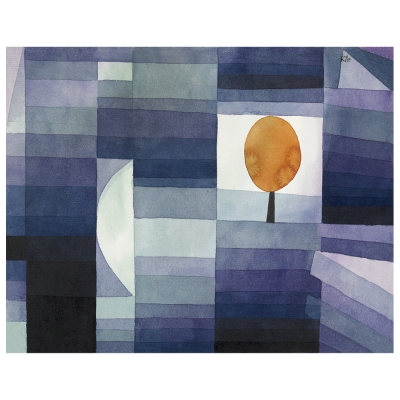 Tableau, Impression Sur Toile - The Harbinger of Autumn - Paul Klee - Décoration murale