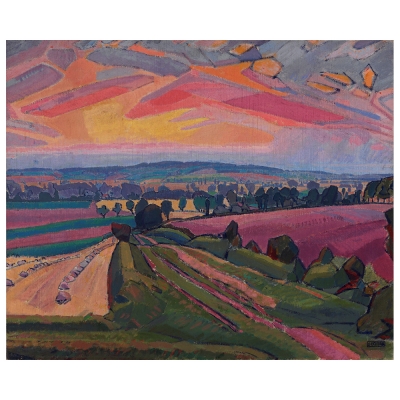 Tableau, Impression Sur Toile - The Icknield Way - Spencer Gore - Décoration murale