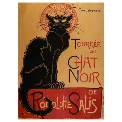 Cuadro Lienzo, Impresión Digital - Tournée Du Chat Noir - Théophile Alexandre Steinlen - Decoración Pared