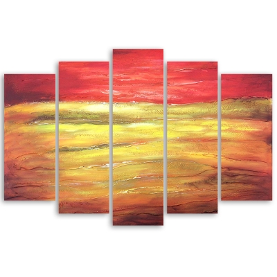 Kunstdruck auf Leinwand - Sonnenuntergang - Wanddeko, Canvas