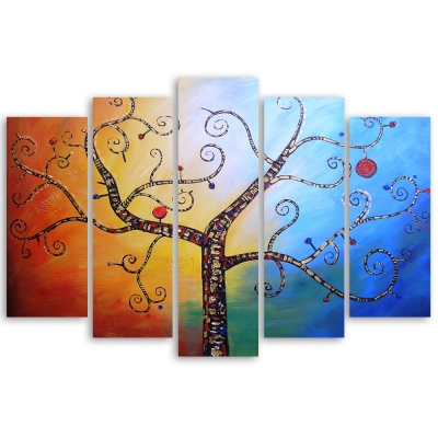 Tableau, Impression Sur Toile - Un autre Arbre de la Vie - Décoration murale