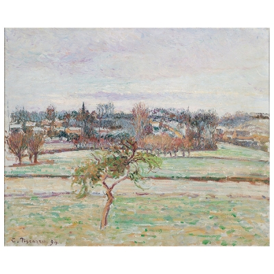 Canvastryck - View From The Artist’S Studio At Éragny - Camille Pissarro - Dekorativ Väggkonst